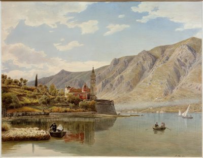 Vista de Dobrota hacia Mula en Cattaro de Rudolf von Alt